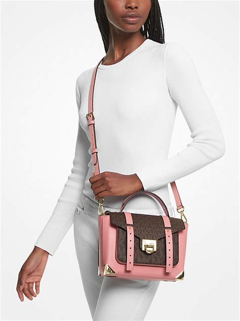 michael kors bolso satchel|Michael Kors manhattan leather satchel.